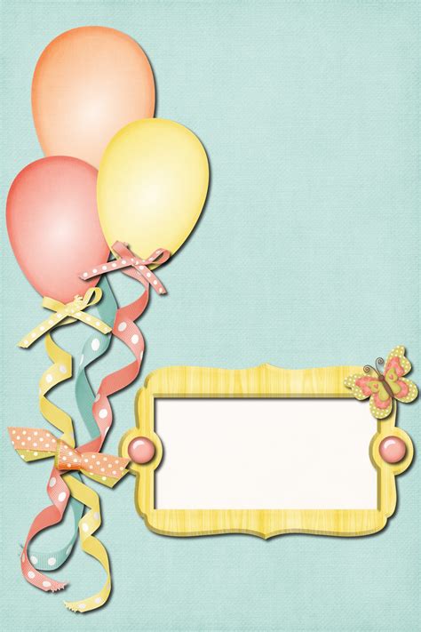 birthday party blank invitations|blank birthday invitation card design.